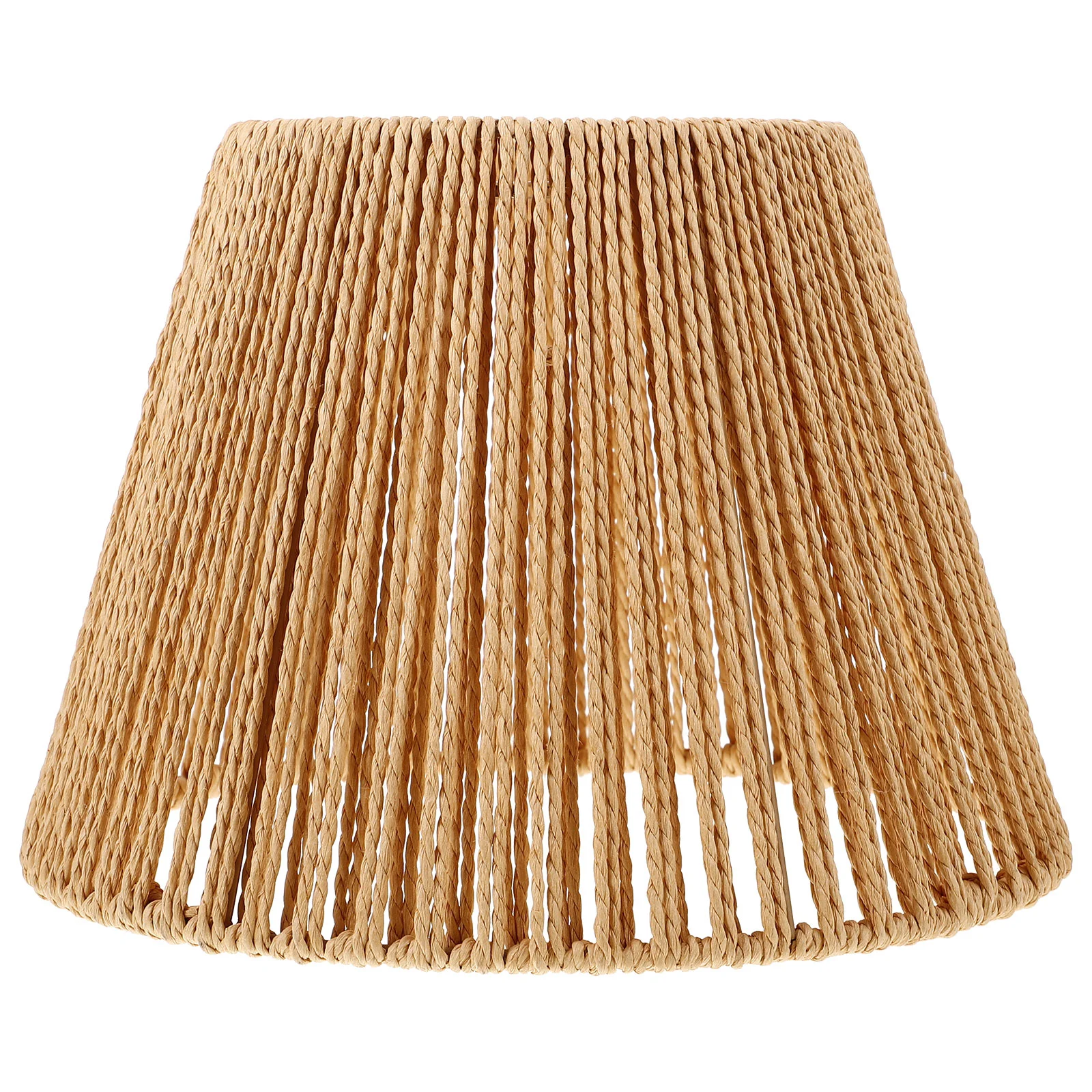 

Small Rattan Lamp Shade Boho Bell Lamp Shades for Table Lamps Woven Lamp Shade Replacement Wall Sconces Light Cover Rustic Lamp
