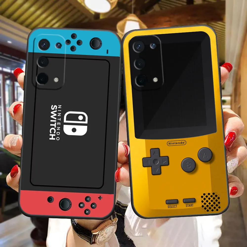 Hot Game Machine Pattern Boy Cover Phone Case For OPPO RENO 11 11F 10 8 8T 7 7Z 6 6Z 5 5F 4F 4 LITE Pro plus TPU Case Funda Capa