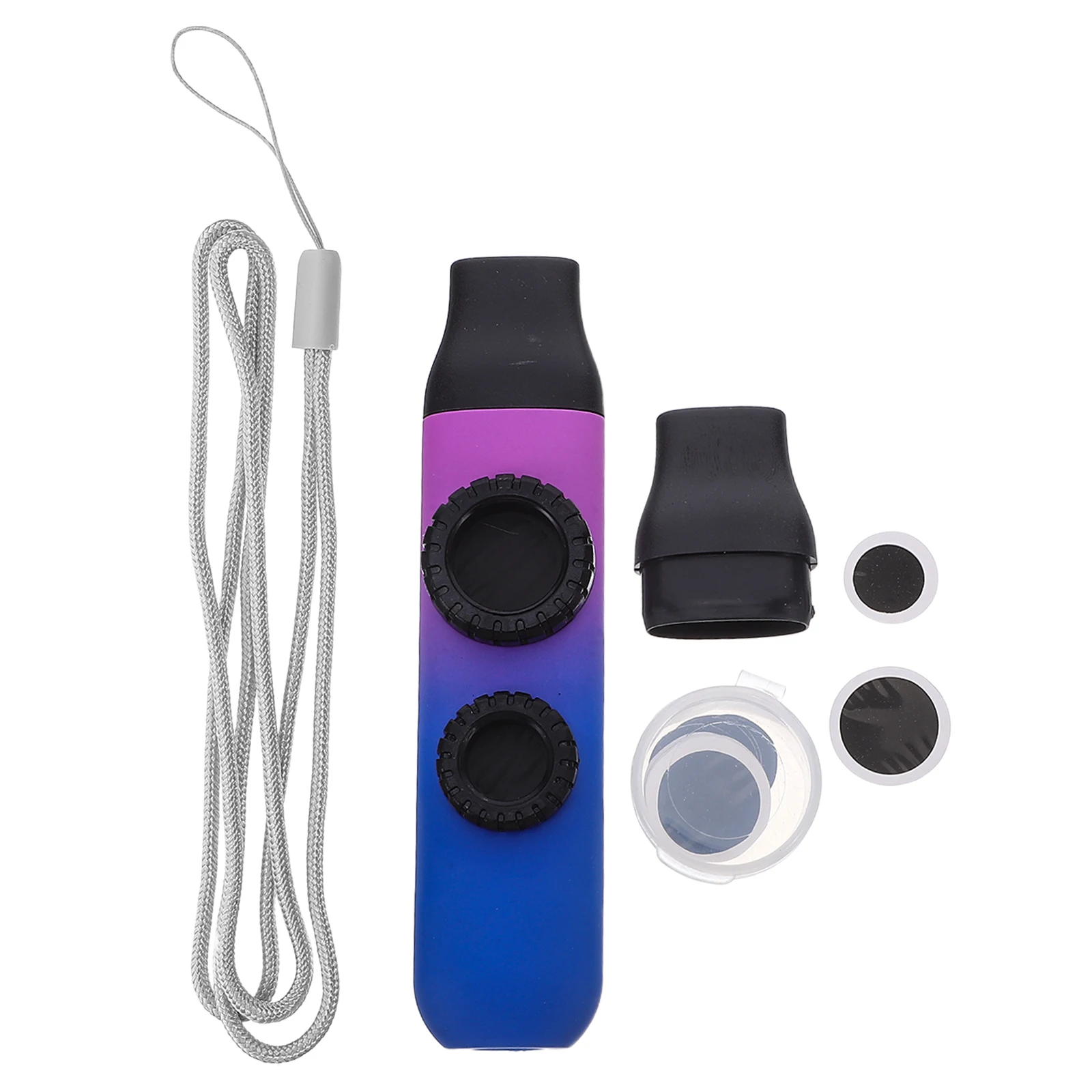 

1 set Dual Hole Kazoo 1 Set For Adults Gradient Color 'S Musical Instrument For Party Favors School Events