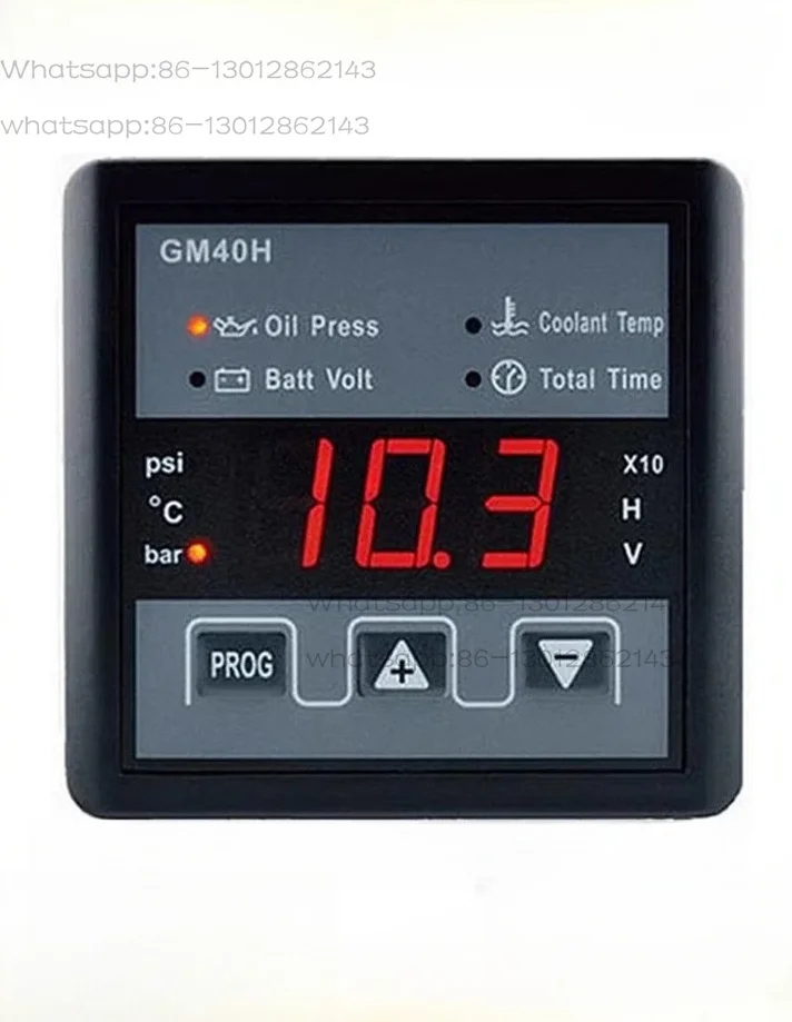 GM41H generator monitoring controller multifunctional voltage frequency water temperature oil pressure tachometer
