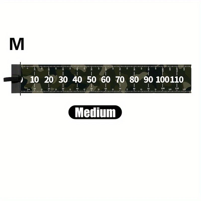 1 Stück 109,22 cm wasserdichtes PVC-Angellineal – langlebiges Maßband für Boote, Kajaks und Marine