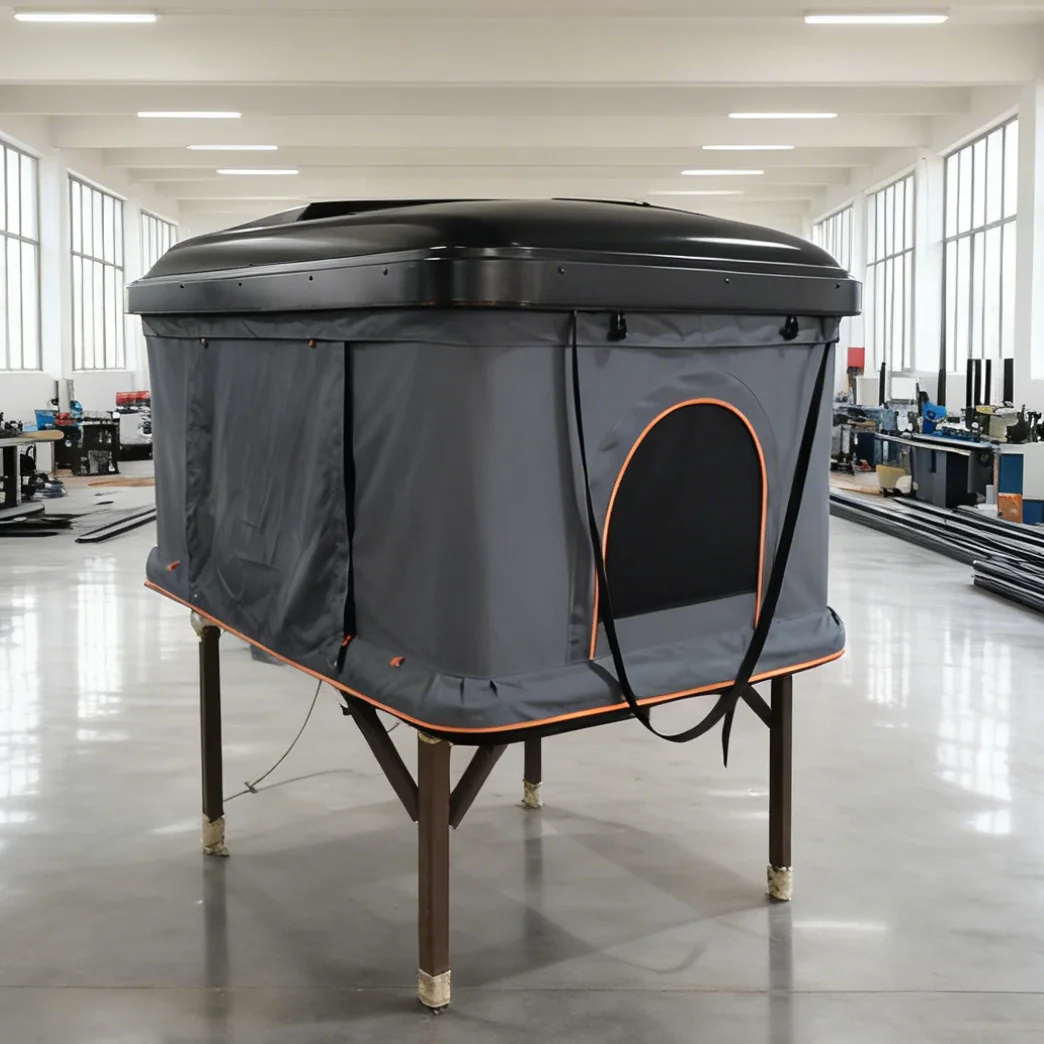 

Rectangle Big Space Camping Straight Rooftop Tent Hard Shell Car Roof Top for Suv Trucks Overland Travel