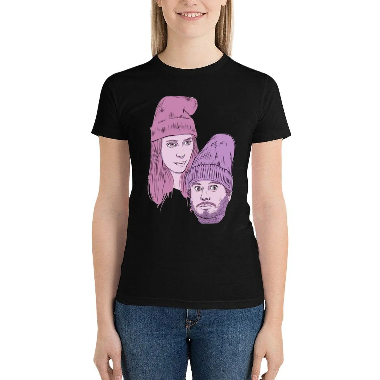 h3h3 Merch Hila _amp_ Ethan T-Shirt hippie clothes female funny anime clothes Summer Women's clothing