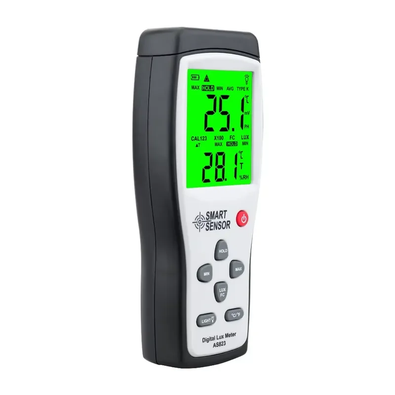 Digital Brightness Tester Lux Meter Spectrophotometer Photometer Spectrometer High Precision Light Meter Backlight Display 2
