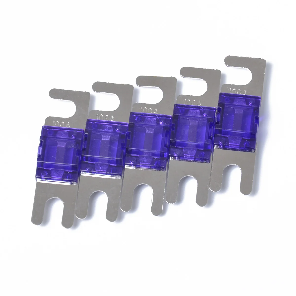 5 Pcs Fuse Durable Usage Mini ANL Car Cylinder Dark Blue Auto Electronics