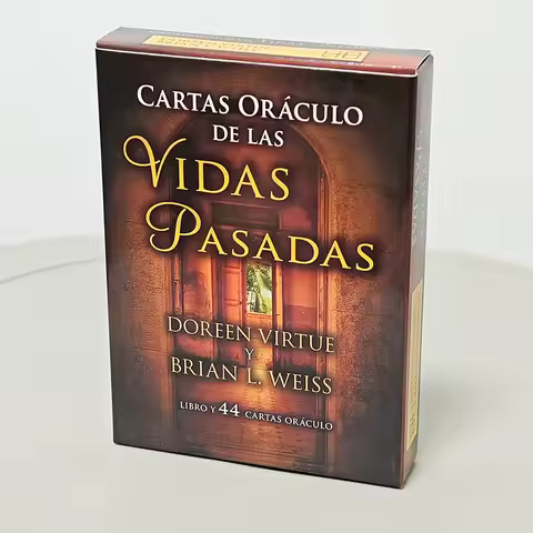 Past Life Oracle Deck 44 Pcs Oracle Cards Spanish Language Edition 10.4*7.3cm