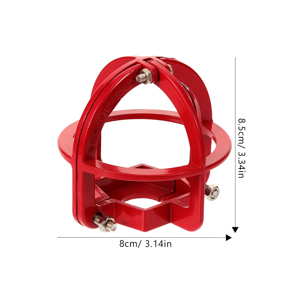 Couvercle d'arrosage incendie en métal, 4 pièces, durabilité, installation facile pour plafond, systèmes d'incendie résidentiels, Cage de Protection