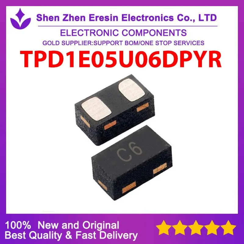 

Free shipping 5PCS/LOT TPD1E05U06DPYR QFN2 New and original