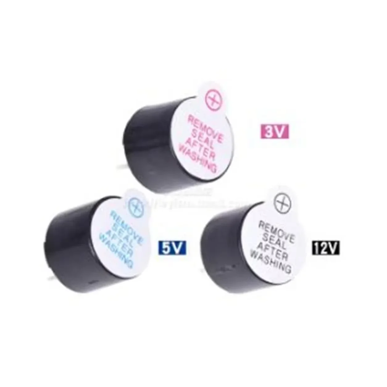 100pcs Integrated Magentic Buzzer Continuous tone Active Buzzer 3V 5V 12V