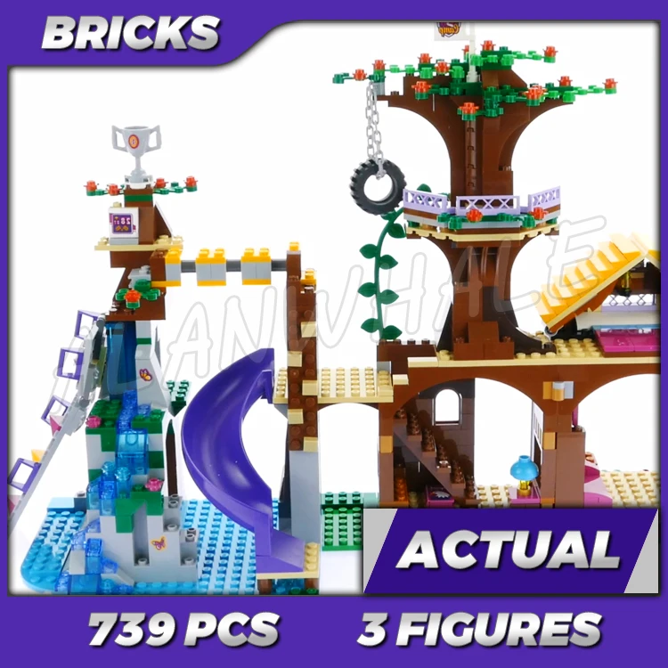 set-di-costruzioni-modello-10497-friends-adventure-camp-jungle-forest-tree-house-da-739-pezzi-compatibile-con-mattoncini