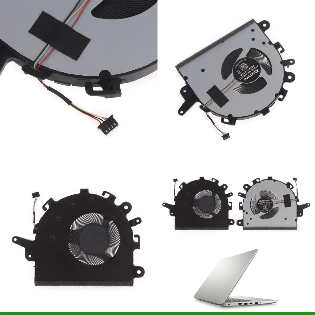 

U55C New Laptop CPU Cooling Fan 5V 0.5A Cooler Radiator for IdeaPad 15 V15-IIL S145-15 S145-15IWL 340C-15IWL