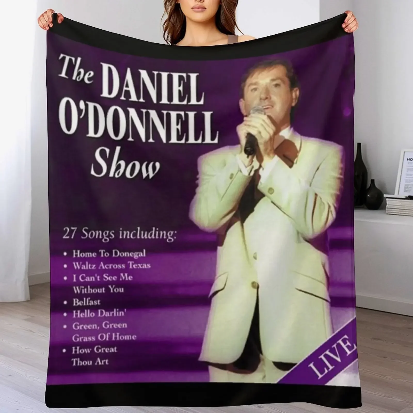 

The Daniel O'Donnell Show Throw Blanket Beach Softest Blankets Heavy Bed linens Flannel Blankets