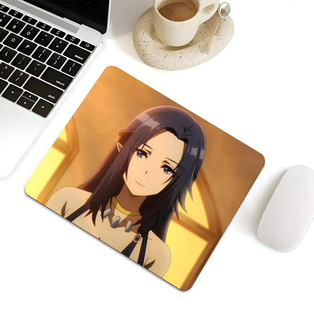 Gamma The Eminence In Shadow Mousepad Small LockEdge Mouse Pad For Gamers Computer Desk Pad Rectangular Anti-slip Rubber