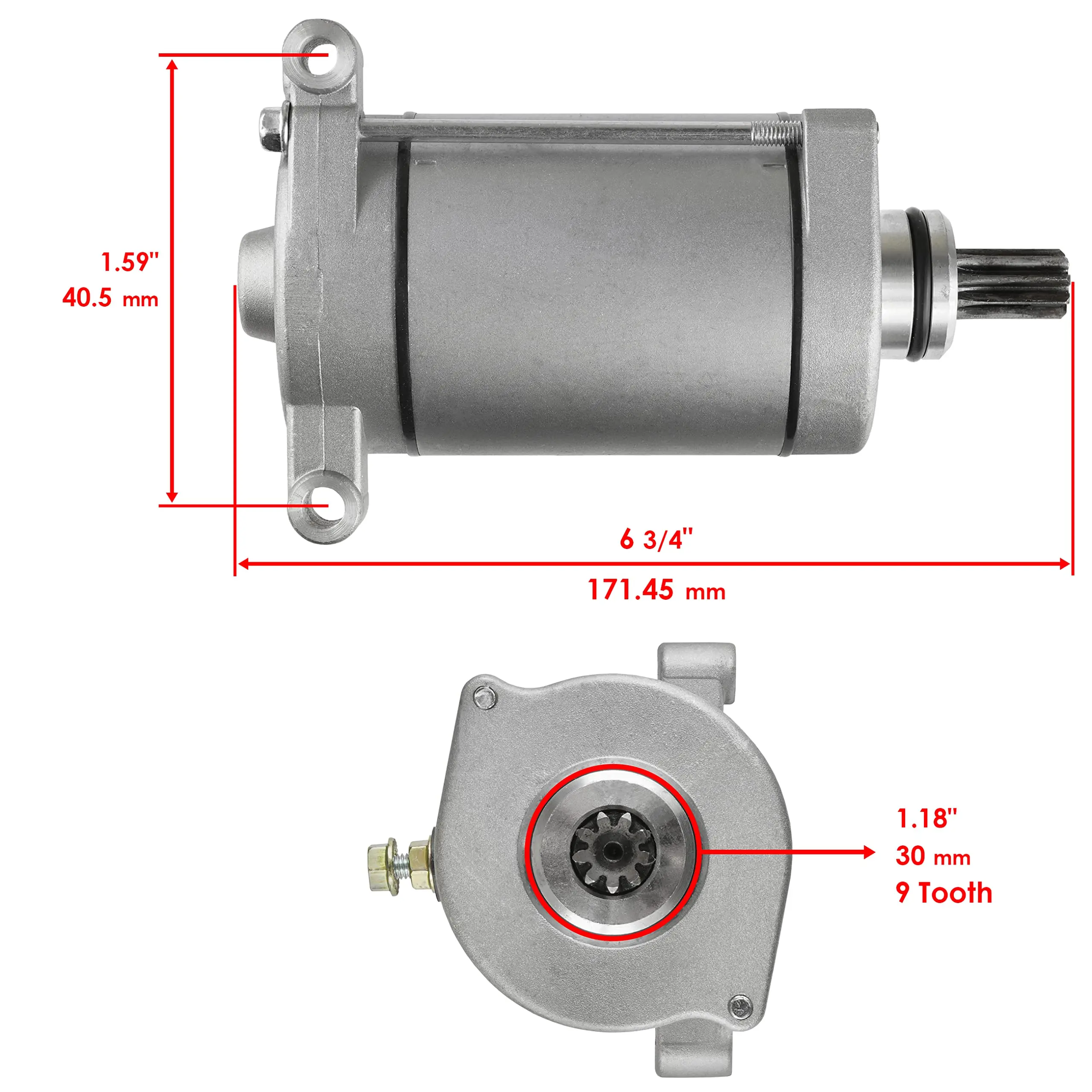 Starter Motor For Yamaha ATV Motos Raptor 700 700R Viking 700 VI Rhino 700 Wolverine 700 1S3-81890-00-00 2MB-H1890-00-00