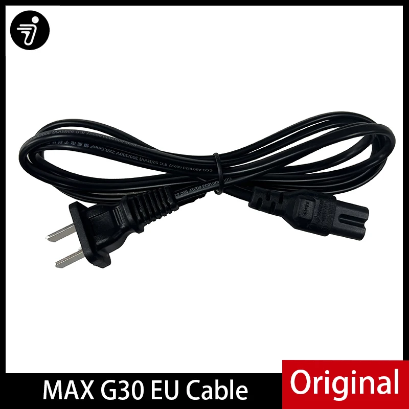 

Original AC Wire Charge Cable for Ninebot MAX G30 Electric Scooter Parts US Power Charging Line Replacement Accessories