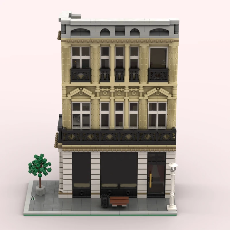 NUOVO 1808PCS Città di Vendita Caldo Street View Moc Modulare Parigino Boutique Corner negozio modello FAI DA TE idee creative ChildToy Regalo Blocco