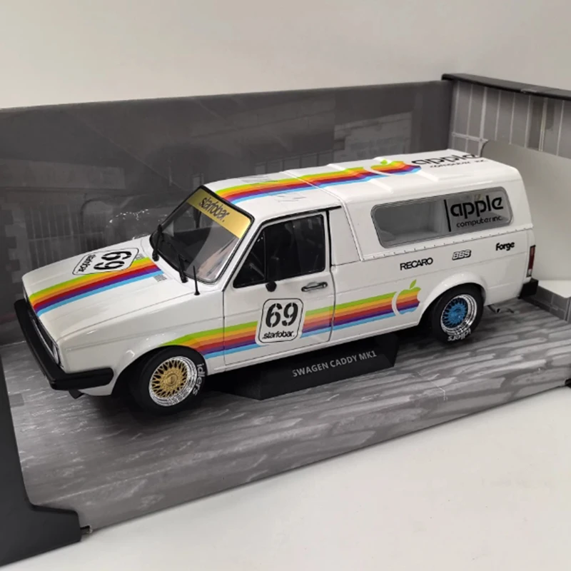 SOLIDOS – camionnette CADDY MK1 1/2, échelle 1:18, modèle de voiture de Simulation en alliage, Collection statique, jouet de vacances décoré, cadeau Souvenir