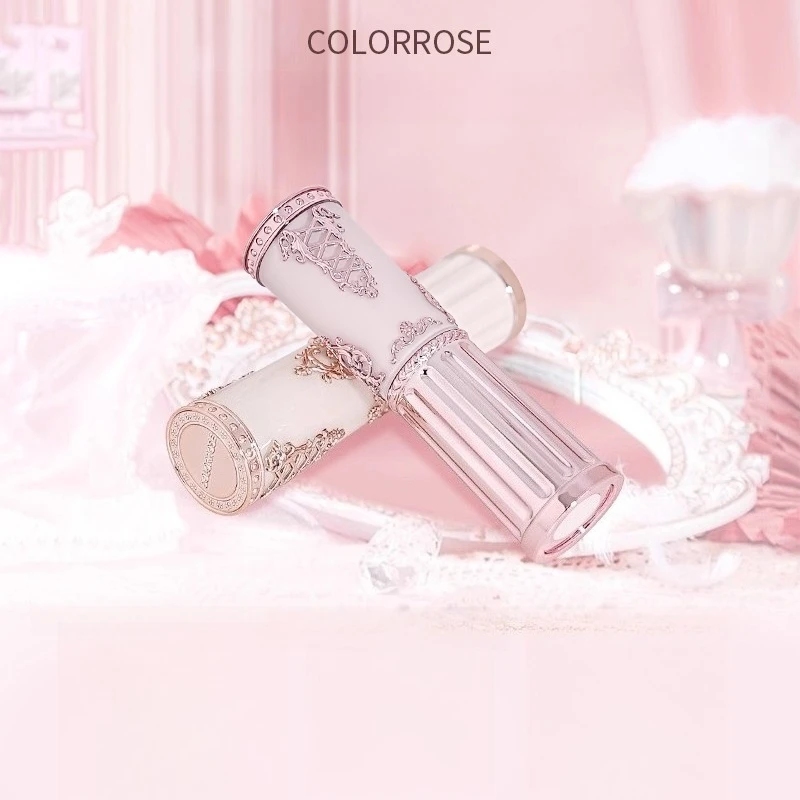 ملمع شفاه كريستالي شفاف من كولور روز، مرآة خفيفة مائية، تشبع منخفض، سلسلة أحمر شفاه عارية الألوان #2