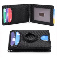 Airtag Wallet RFID Wallet Men Money Clip Slim Short Man Change Purse