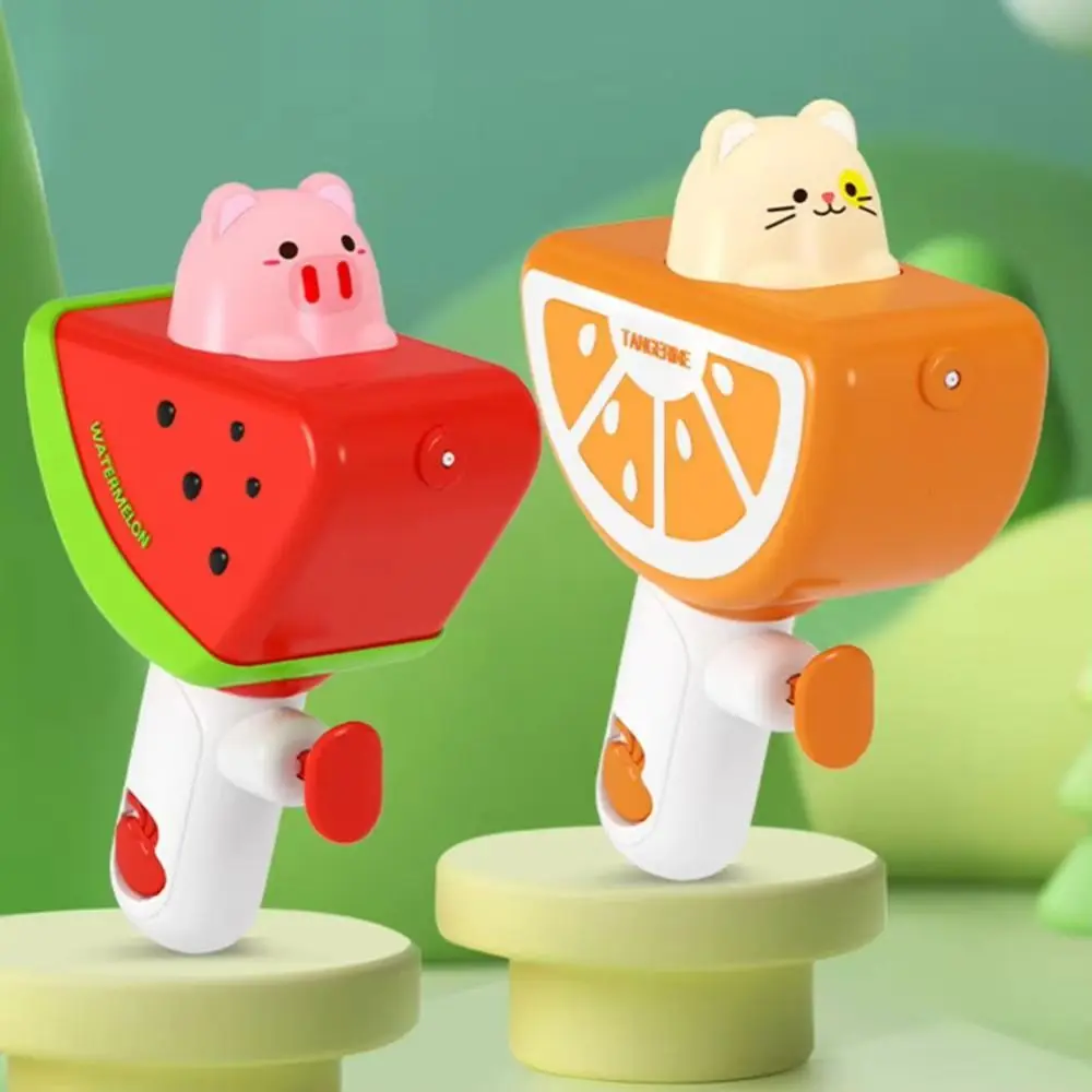 Fruit-shaped Banana Water Spray Toys Animal Design Press Type Orange Bath Fountain Easy To Fill Handheld