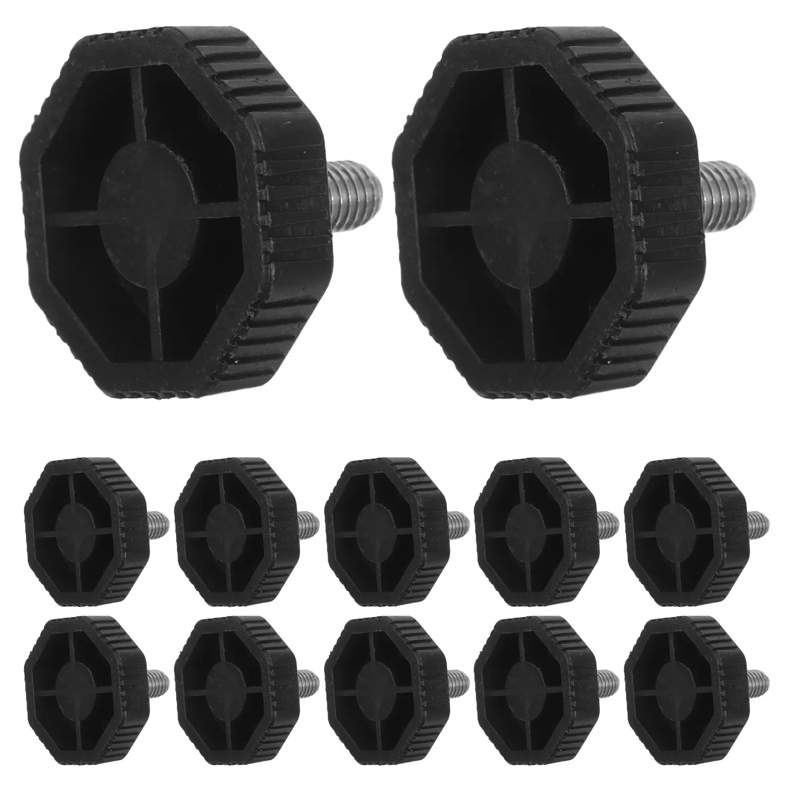 50Pcs Electronic Scale Screw Feet M8 Thread Adjustable Furniture Feet Levelers Anti Shock Vibration Isolation Pads for Table