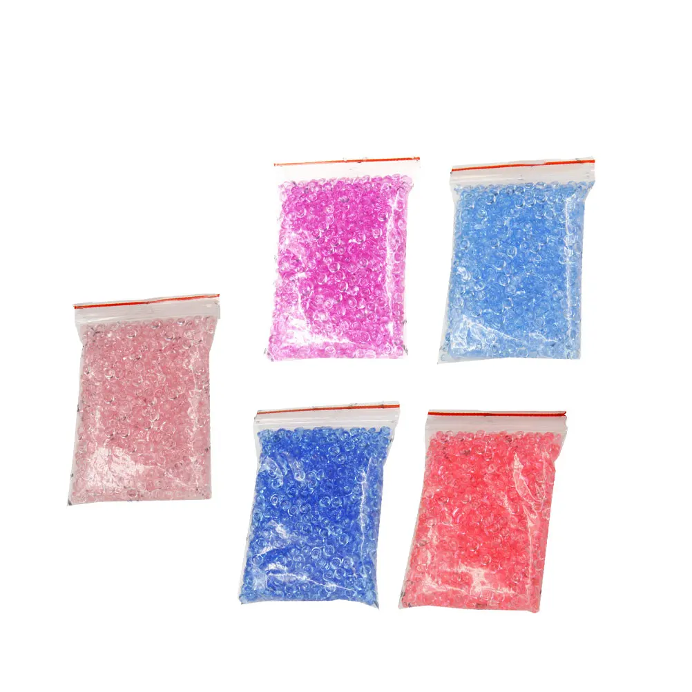 

5 Packs Fishbowl Beads Diy Vase Filler Clay Crystal Beads Crunchy Decorative Kids Stress Relief Smooth Durable Fun Squeeze