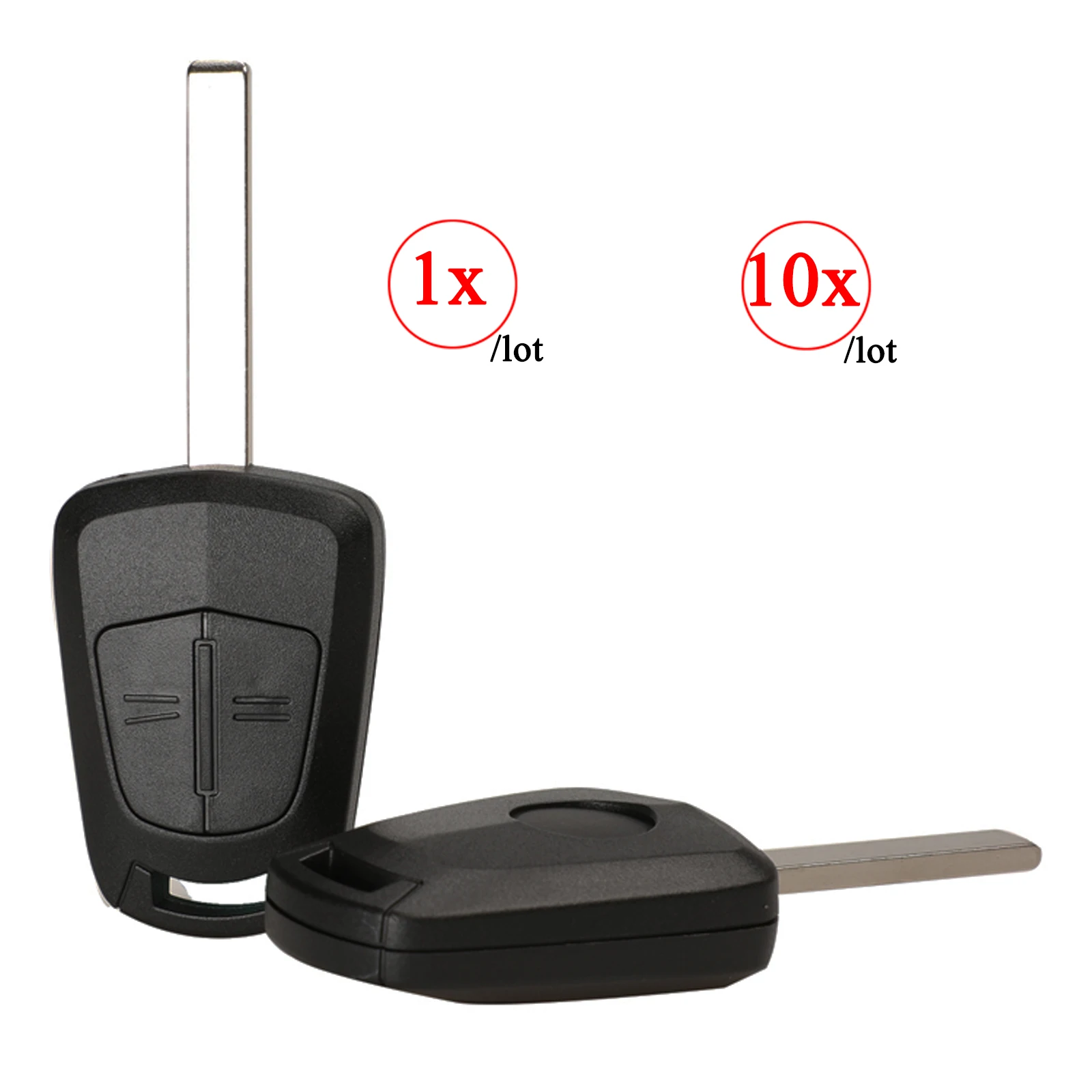Jingyuqin 2 Buttons Replacement Remote Car Key Shell Case For Opel Corsa Astra H Corsa D Zafira B Meriva Fob