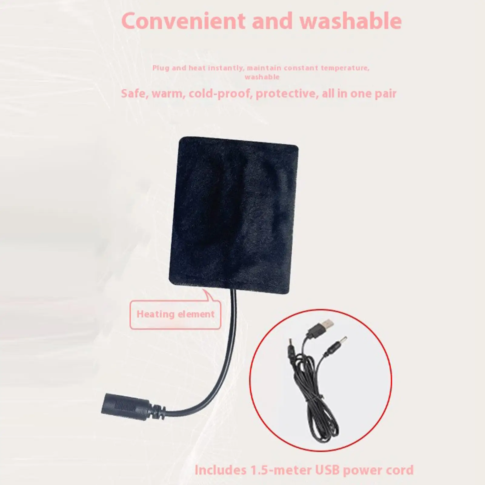 

USB Eletric Thermal Heat Gloves Winter Cycling Warm Skiing Hunting Fishing Waterproof Heating Gloves Motorcycle Heated Gloves