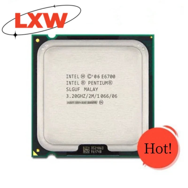 

Intel 775-pin Pentium dual-core E6700 CPU 3.2 G Frequency In Stock