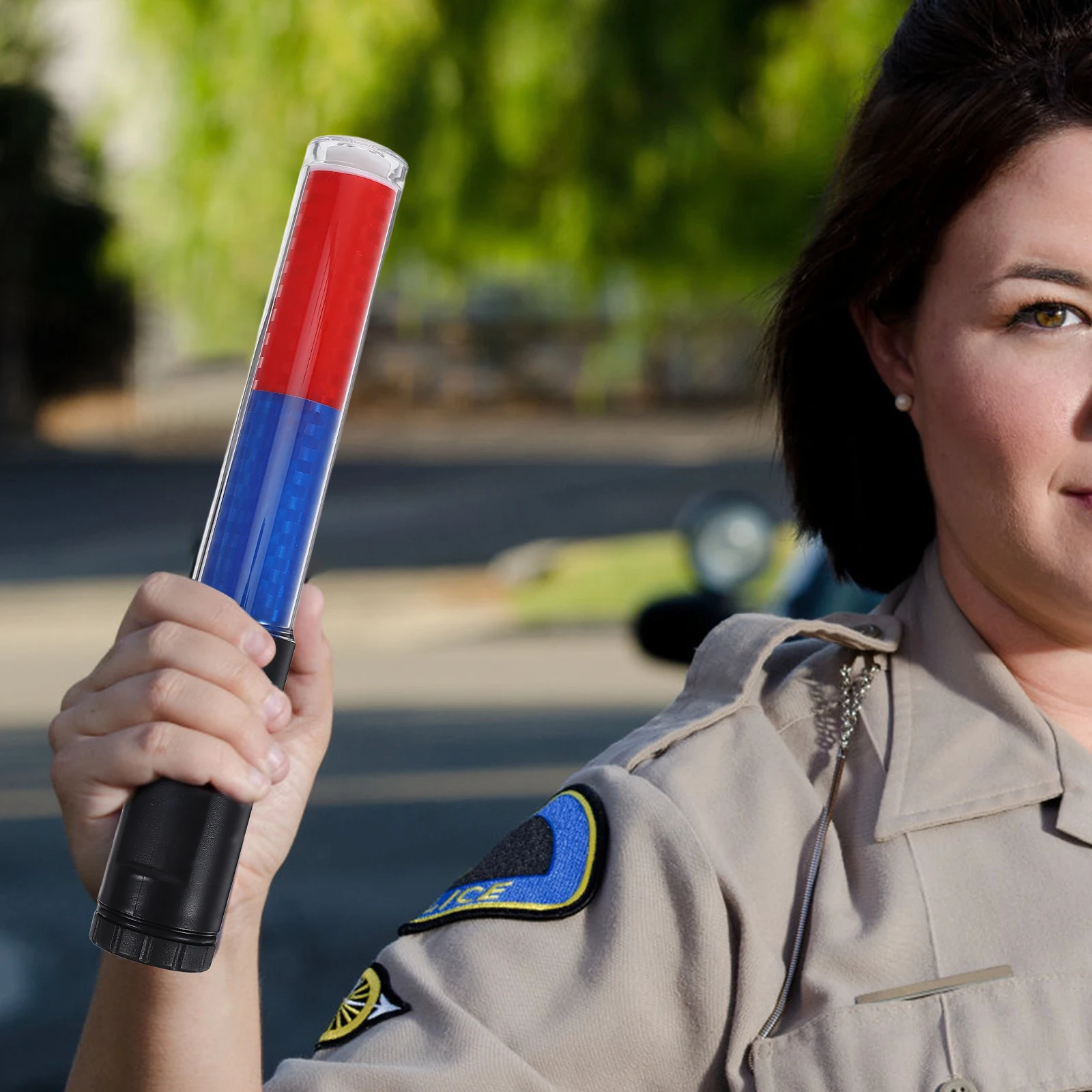 LED Verkehrs Control Stick 26Cm Warnung Licht Zauberstab Magnetische Haken Tragbare Notfall Outdoor Konzert Glow Zauberstab Verkehrs Signal