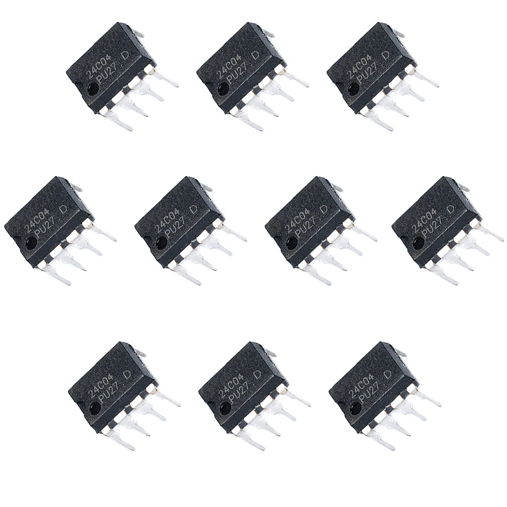 10Pcs AT24C64 AT24C32 AT24C64 AT24C16 AT24C08 AT24C04 AT24C02 DIP-8/SOP-8 Memory IC