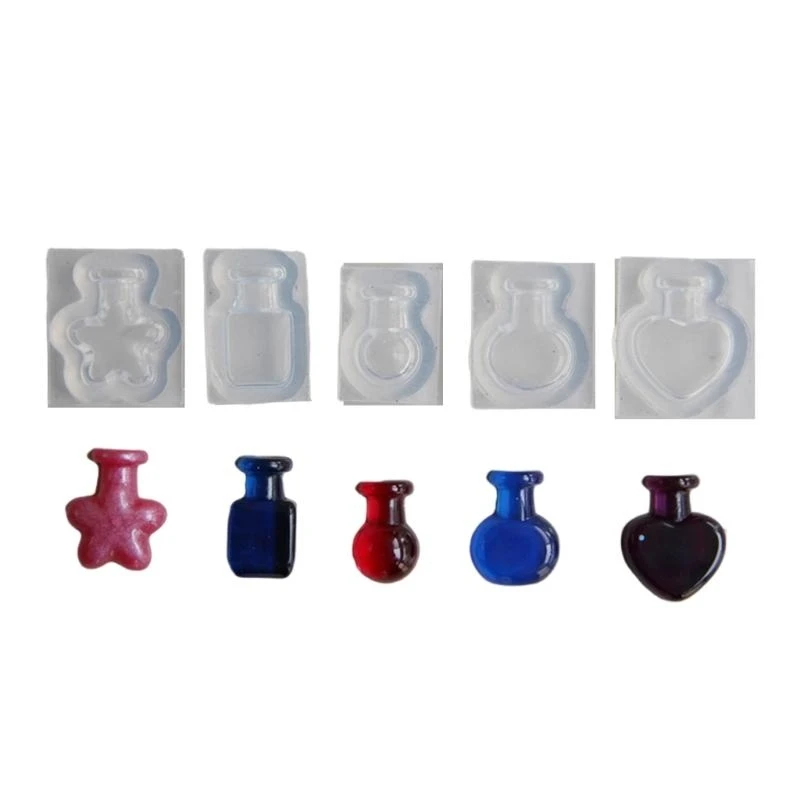 

C71D 5pcs Силиконовые ручные формы набора форм