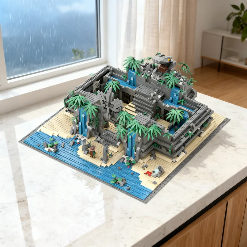 

2915 деталей MOC: Модель «Потерянный храм» — конструктор, подарок для творчества, коллекционный предмет, декор для дома и офиса, премиум-класс, для взрослых и детей