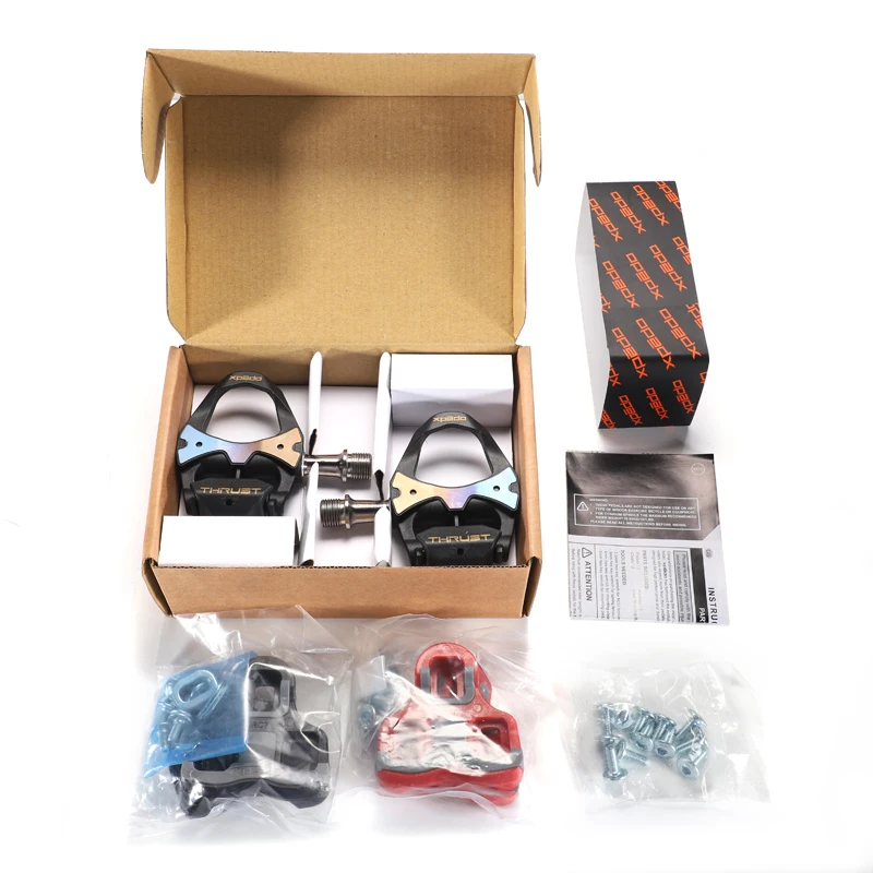 XPEDO THRUST road bike pedal carbon fiber superlight 164g Ti axis