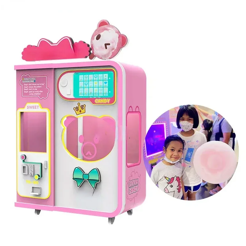 Máquina de algodón de azúcar marrón con sabor a Taro, materias primas especiales, azúcar afrutado, azúcar blanco, azúcar de arena de Color grueso, gran oferta