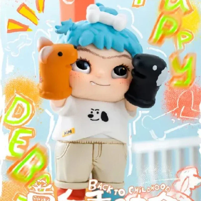 

WAKUKU Childhood Rescreening Series Blind Box Mystery Box Caixa Sorpresa Girls Anime Figures Cute Model Birthday Gift