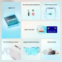 1-10 PCS SONOFF Zigbee ZBMINI-L2 Módulo de Interruptor Inteligente DIY Sin Cable Neutro, Funciona con Alexa, Google, Alice y SmartThings