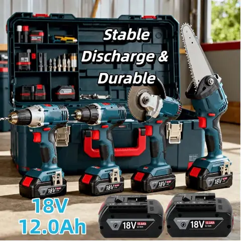 Hot Sale! for Bosch 18V 12.0Ah Li-ion Battery - German Quality Big Capacity, Fit all 18V Drills/Grinders, Reliable Power Partner