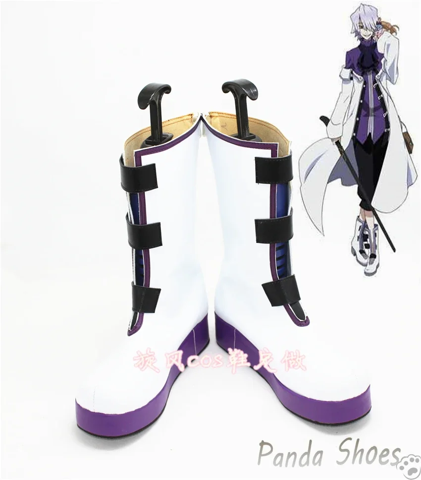 

Anime Pandora Hearts Xerxes Break Cosplay Shoes Anime Cos Comic Cosplay Costume Prop Shoes for Con Halloween Party