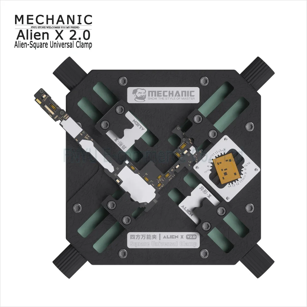

Универсальное приспособление MECHANIC ALIEN X, зажим специальной формы для материнской платы, паяльный чип, инструмент для ремонта, зажимной инструмент
