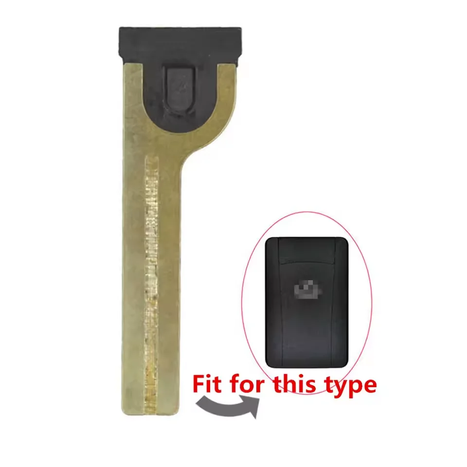 5PC Customized Universal Key Blank Key Uncut Emergency Insert Key Blade for old Toyota Crown Car Smart Key