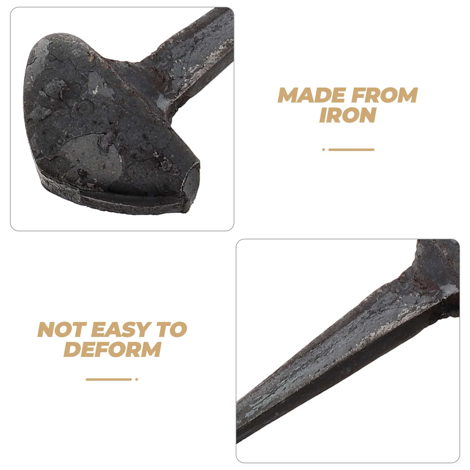 50 قطعة من أظافر حدوة الحصان الممتازة، مثبتات حافر قوية لتركيب الفروسية، معدات Farrier للمستقرة #4