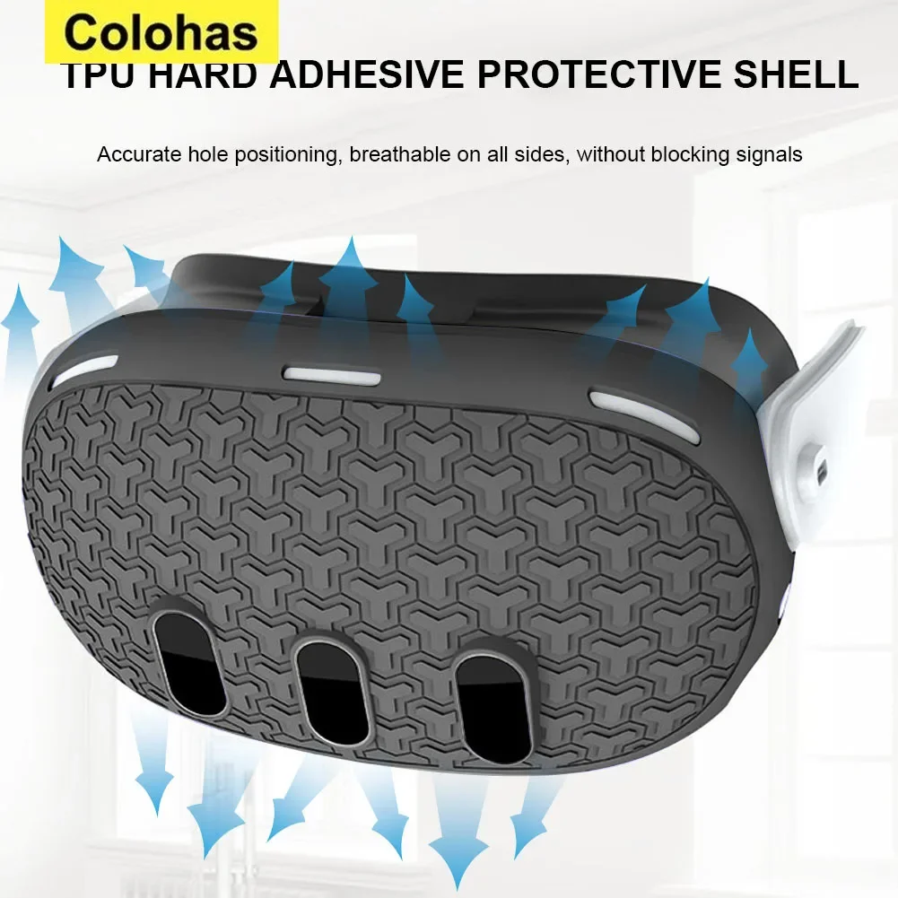 Cubierta de lente protectora VR Shell para Meta Quest 3, reemplazo de almohadilla nasal antifugas, accesorios, juego de 7 piezas