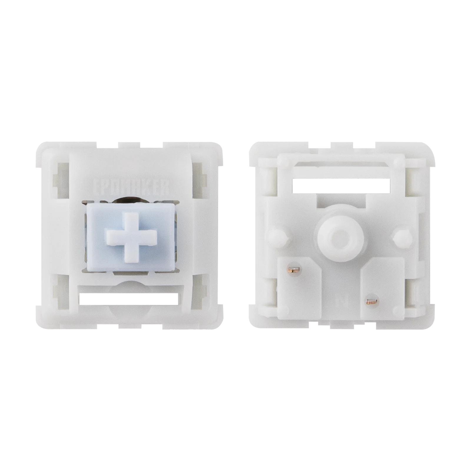 100 PCS EPOMAKER Whisper Switches Set 40gf 5-Pin Linear Thocky Mechanical Switch with TPE Stem Compatible with MX-Style Keycaps