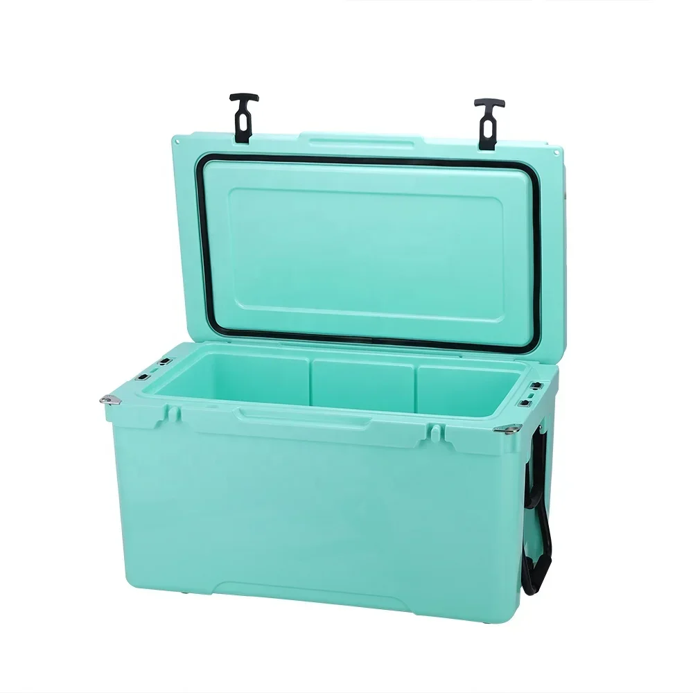 

Rotomolded Ice Box Large Insulated Fishing Transport Coolers with Wheels 75 Quart Plastic Food Custom PE Big Kids Insulated Bag