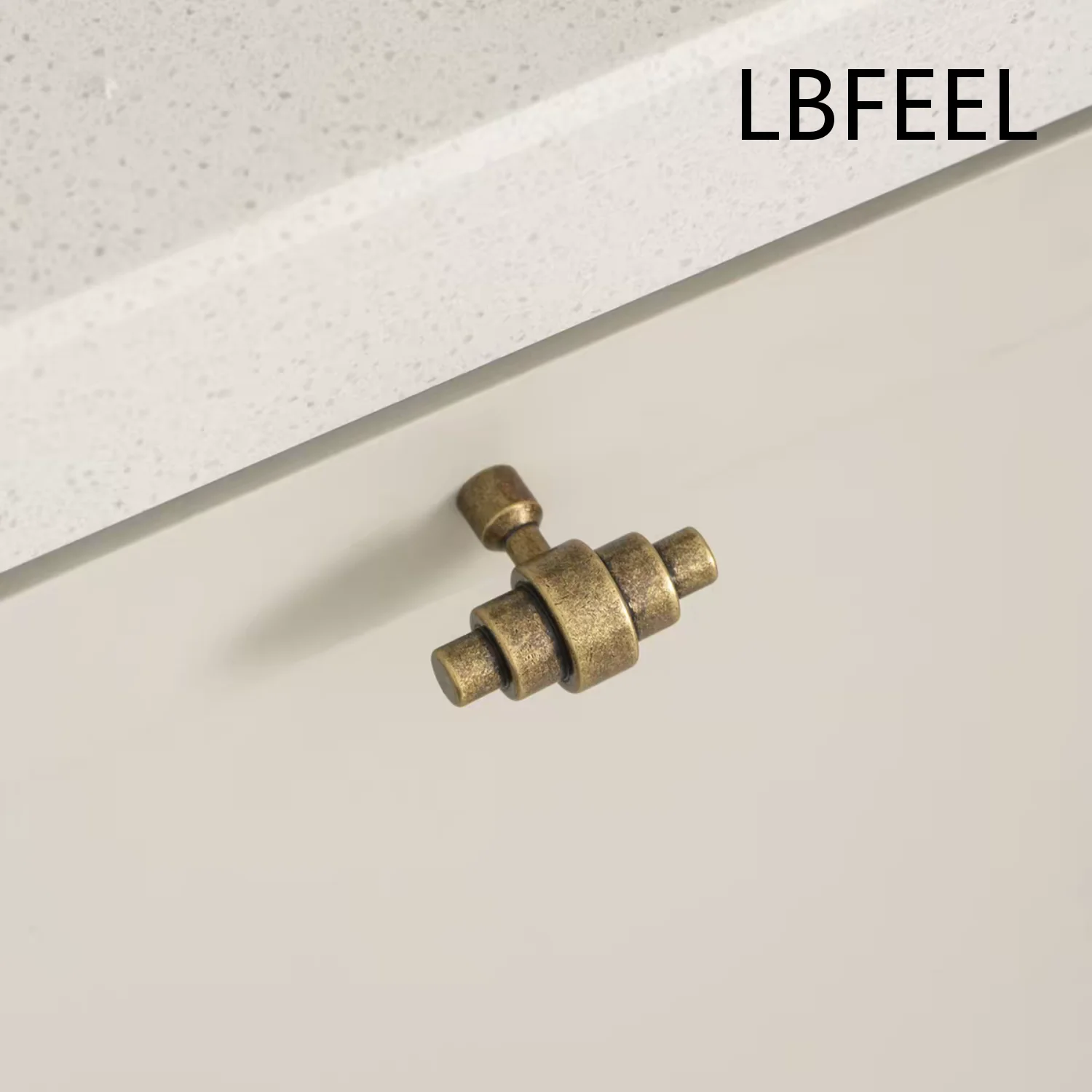 Solid Brass Dresser Knobs Vintage Kitchen Accessories Hardware Silver Furniture Handles Wardrobe Cabinet Drawers Pulls LBFEEL