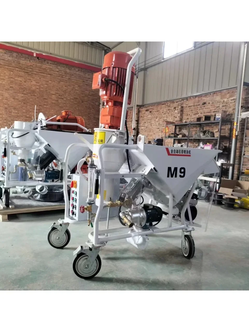 Full automatic dry powder spray machine High Pressure Gypsum spraying machine