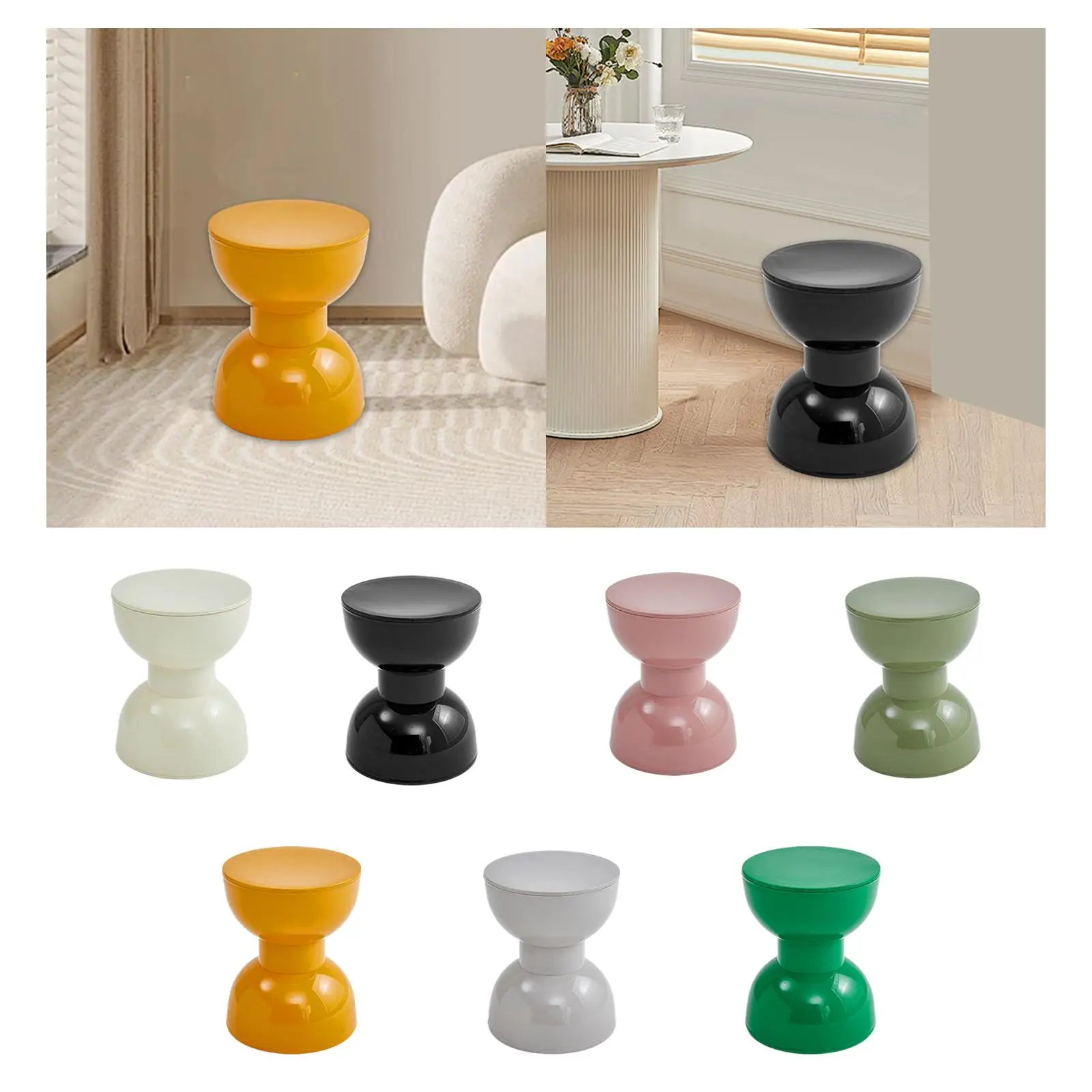 

Small End Table Ottoman Coffee Table for Bedroom Bathroom Sofa Couch Chair