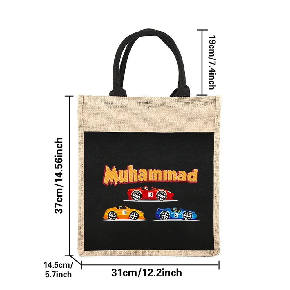 Personalized Customized Large Capacity Shopping Bags Women's Handbags Storage Bags Customized Products Cartoon Series