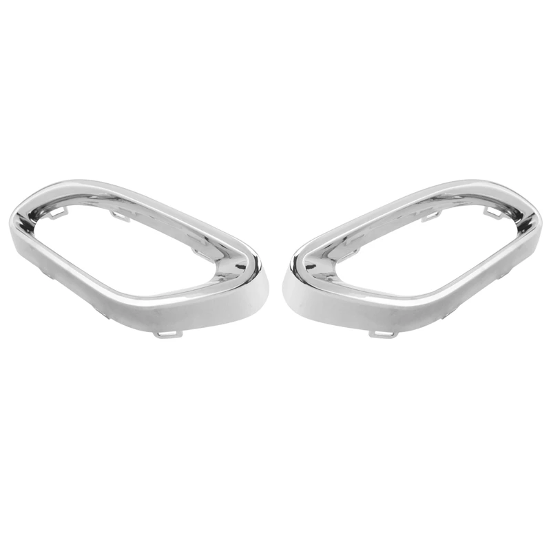 1 Pair Rear Exhaust Pipe Trim Bezel Fit For Mercedes W177 A W238 E W205 C 2058852221,2058852321